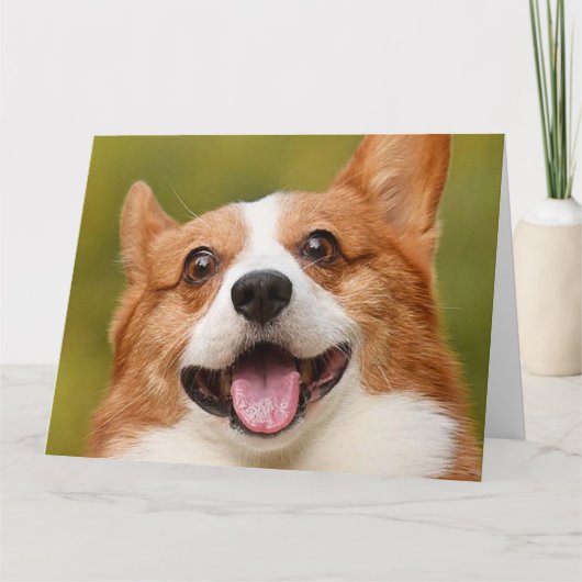 Voeg Dog Photo Personalized Gepersonaliseerd Kaart (Voorkant)