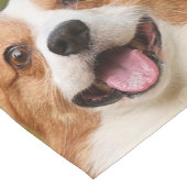 Voeg Dog Photo Personalized Gepersonaliseerd Korte Tafelloper (Hoek)