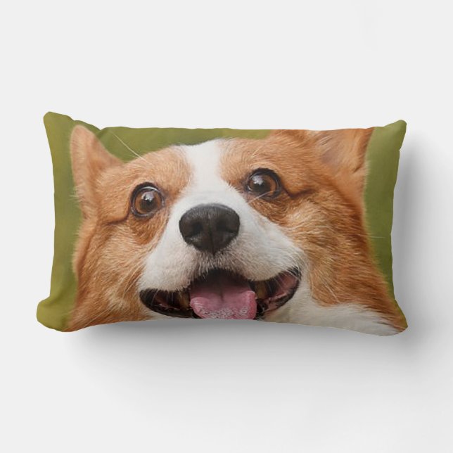 Voeg Dog Photo Personalized Gepersonaliseerd Kussen (Voorkant)