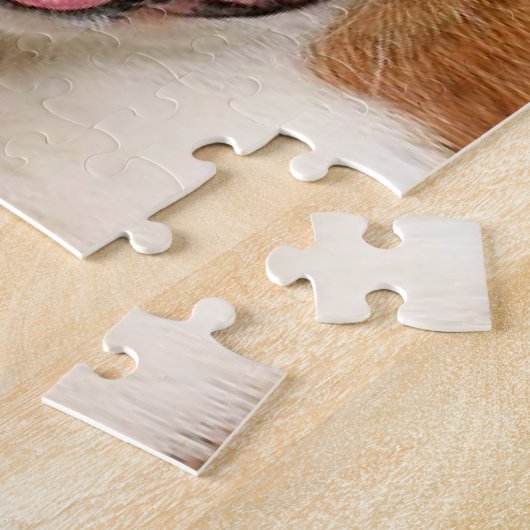 Voeg Dog Photo Personalized Gepersonaliseerd Legpuzzel (Zijkant)