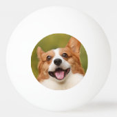 Voeg Dog Photo Personalized Gepersonaliseerd Pingpongbal (Achterkant)