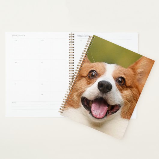 Voeg Dog Photo Personalized Gepersonaliseerd Planner (Display)