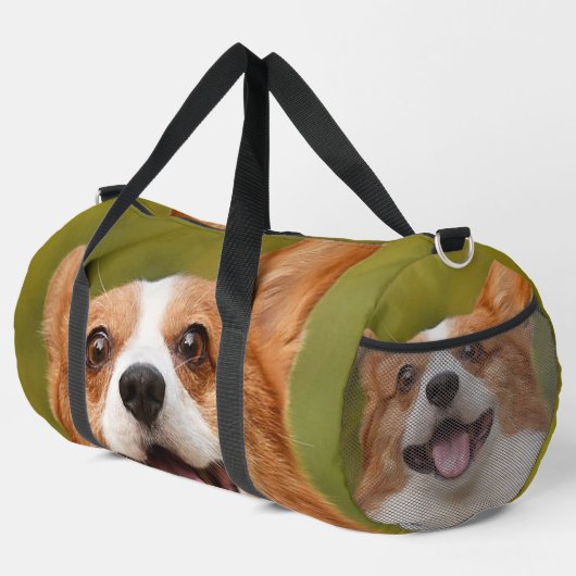 Voeg Dog Photo Personalized Gepersonaliseerd Plunjezak (Rechterhoek)