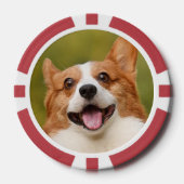 Voeg Dog Photo Personalized Gepersonaliseerd Poker Chips (Voorkant)