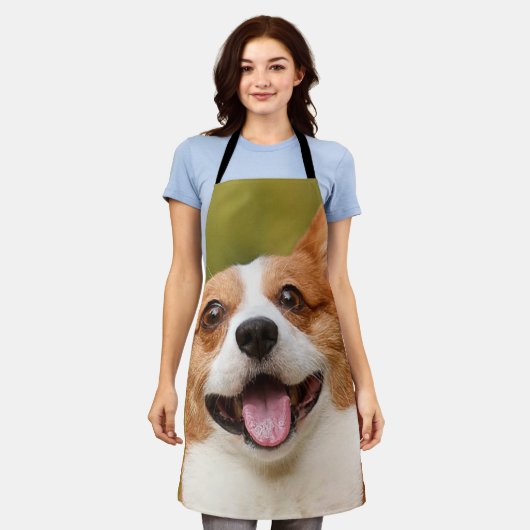Voeg Dog Photo Personalized Gepersonaliseerd Schort (Gedragen)