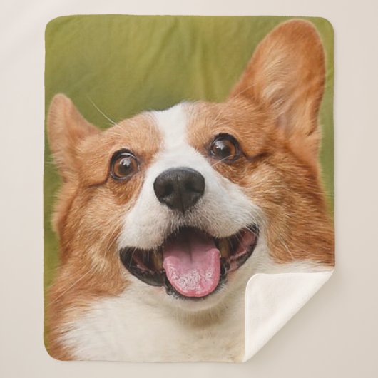 Voeg Dog Photo Personalized Gepersonaliseerd Sherpa Deken (Voorkant)