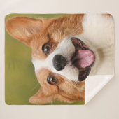 Voeg Dog Photo Personalized Gepersonaliseerd Sherpa Deken (Voorkant (horizontaal))