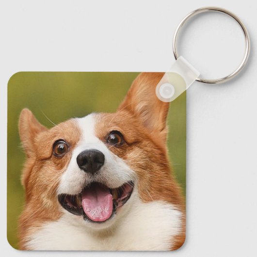 Voeg Dog Photo Personalized Gepersonaliseerd Sleutelhanger (Achterkant)