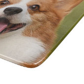 Voeg Dog Photo Personalized Gepersonaliseerd Snijplank (Hoek)