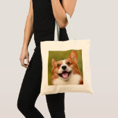 Voeg Dog Photo Personalized Gepersonaliseerd Tote Bag (Voorkant (product))