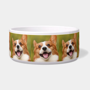 Voeg Dog Photo Personalized Gepersonaliseerd Voerbakje