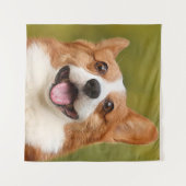 Voeg Dog Photo Personalized Gepersonaliseerd Wandkleed (Voorkant (horizontaal))