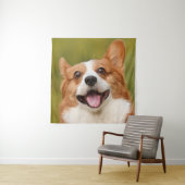 Voeg Dog Photo Personalized Gepersonaliseerd Wandkleed (In situ)