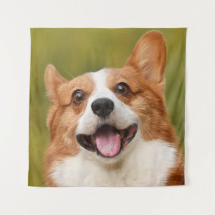 Voeg Dog Photo Personalized Gepersonaliseerd Wandkleed