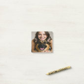 Voeg Duitse Herdershond Foto Toe Personaliseer Post-it® Notes (Op bureau)