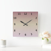 Voeg een aangepaste foto toe met een klokgezicht vierkante klok (Huis)