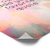 voeg een abstract ontwerp van de citaat verfslag t poster (Hoek)