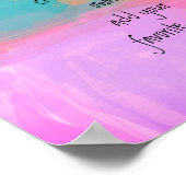 voeg een abstracte kleurrijke douane van de citaat poster (Hoek)