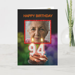 Voeg een afbeelding, 94ste Verjaardagskaart met Ka Kaart