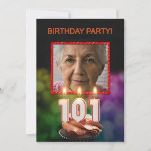 Voeg een afbeelding toe, 101e verjaardagsfeest Uit Kaart