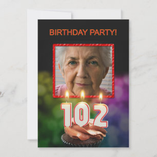 Voeg een afbeelding toe, 102e verjaardagsfeestje U Kaart