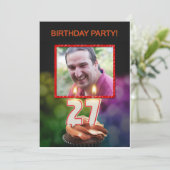 Voeg een afbeelding toe, 27e de Uitnodiging van de (Staand voorkant)