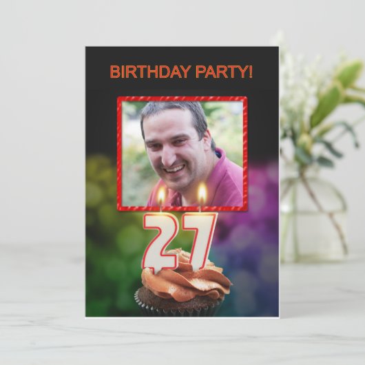 Voeg een afbeelding toe, 27e de Uitnodiging van de (Staand voorkant)