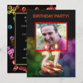 Voeg een afbeelding toe, 27e de Uitnodiging van de (Voorkant / Achterkant)