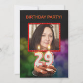 Voeg een afbeelding toe, 29e verjaardagsfeestje Ui Kaart (Voorkant)