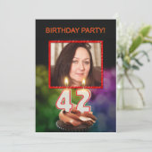 Voeg een afbeelding toe, 42e verjaardagsfeest Uitn Kaart (Staand voorkant)
