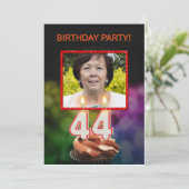 Voeg een afbeelding toe, 44e verjaardagsfeestje Ui Kaart (Staand voorkant)