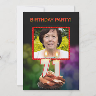 Voeg een afbeelding toe, 71ste verjaardagsfeest Ui Kaart