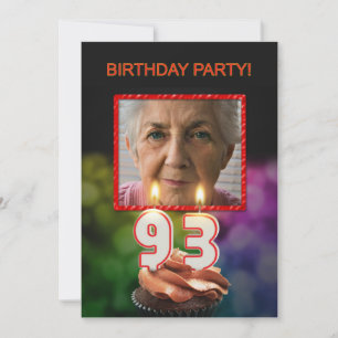 Voeg een afbeelding toe, 93ste verjaardagsfeestje  kaart