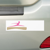 Voeg een Bumpersticker van de Gymnastiek van de Na (Op auto)