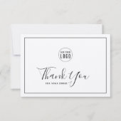 Voeg een donkergrijze rand toe Dank u wel Rustige (Voorkant)