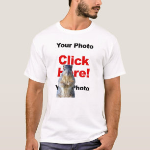 Voeg een eekhoorn op maat gemaakte fotot-shirt toe t-shirt