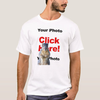 Voeg een eekhoorn op maat gemaakte fotot-shirt toe t-shirt