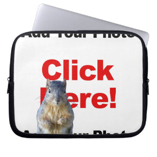 Voeg een eekhoorn toe aangepast laptop sleeve