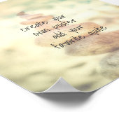 voeg een eigen prijsopgave toe natuur zere fotokun poster (Hoek)