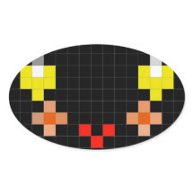 Voeg een extra glimlach toe met deze sticker met e