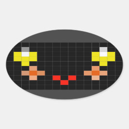 Voeg een extra glimlach toe met deze sticker met e