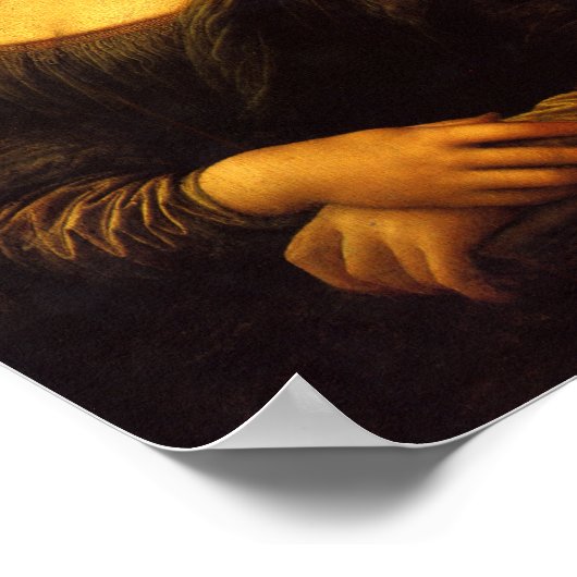 Voeg een Face Mona Lisa toe Poster (Hoek)