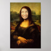 Voeg een Face Mona Lisa toe Poster (Voorkant)