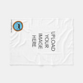 Voeg een foto Fleece Blanket toe Deken (Voorkant (Horizontaal))