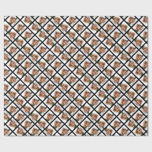 Voeg één foto toe om een Crazy Collage te maken Cadeaupapier (Vlak)