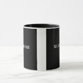 Voeg een Geboortedatum, Jubileum, Naam, en Bericht Mok (Midden)