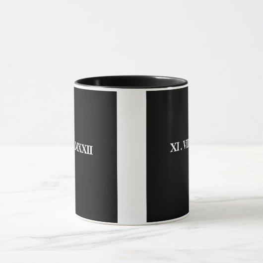 Voeg een Geboortedatum, Jubileum, Naam, en Bericht Mok (Midden)