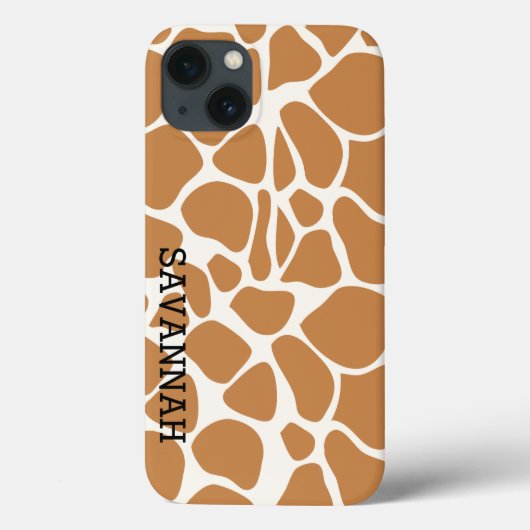 Voeg een Hoesje van de Druk van de Giraffe Trendy (Achterkant)