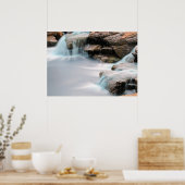 Voeg een Inspirerend citaat toe Silky Garden Water Poster (Keuken)