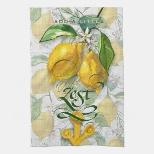 Voeg een kleine zest toe - Lemon Theedoek
